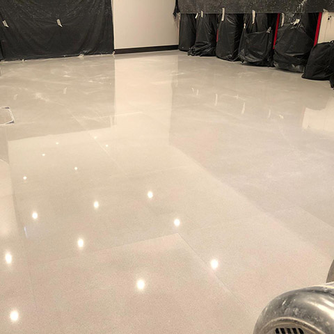 Maintenance:HSBC Branch (匯豐銀行地台打磨翻新